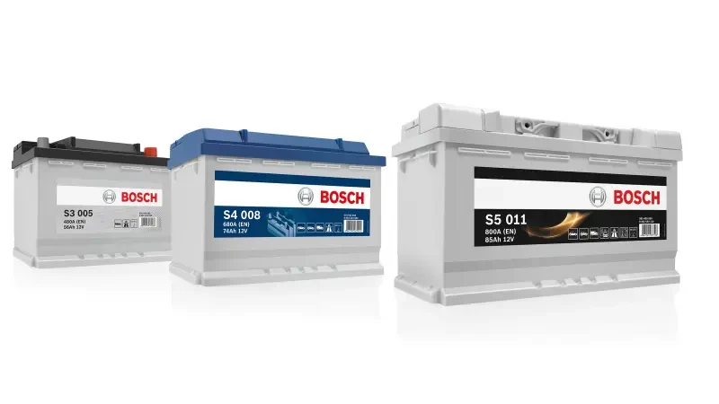 Batteries automobiles Bosch S3, S4 et S5 disponibles à Mayotte, de 56 à 85 Ah, adaptées au climat tropical